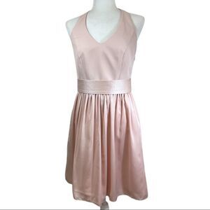 White by Vera Wang Short, Pink, Halter Bridesmaid Dress w/ Sz 8 NWT!!